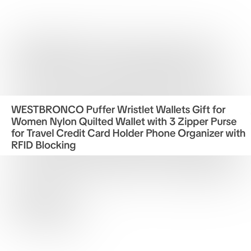 Westbronco Nylon Quilted Wristlet; Rose Pink; NWT; Multi Zipper Compartments - Picture 10 of 14